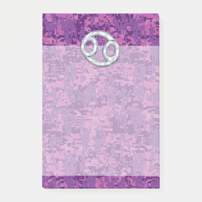 Post-it® Pearle comme cancer Zodiac Connexion Camo numériqu (Devant)