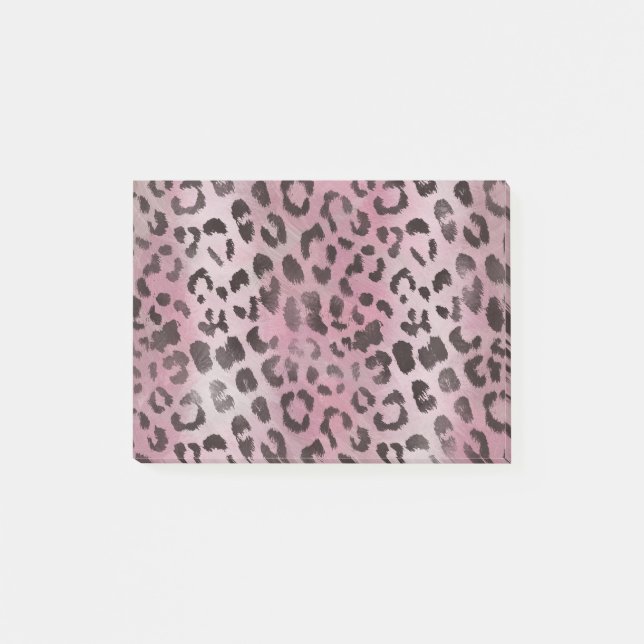 Post-it® Peau de léopard en rose rose (Devant)