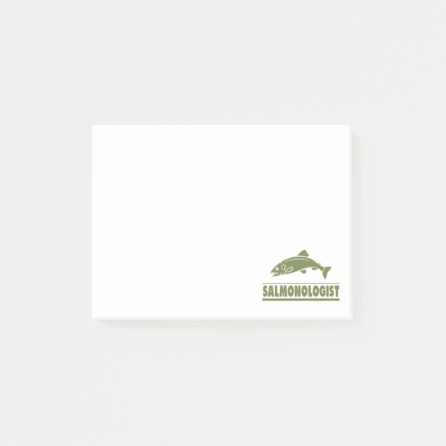 Post-it® Pêche Saumon humoristique (Devant)