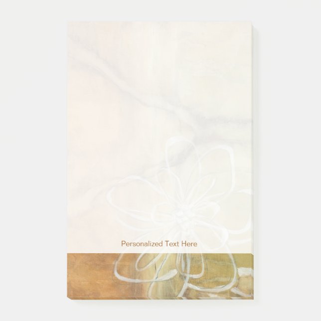 Post-it® Peinture Abstraite en silhouette sur Arrière - pla (Devant)