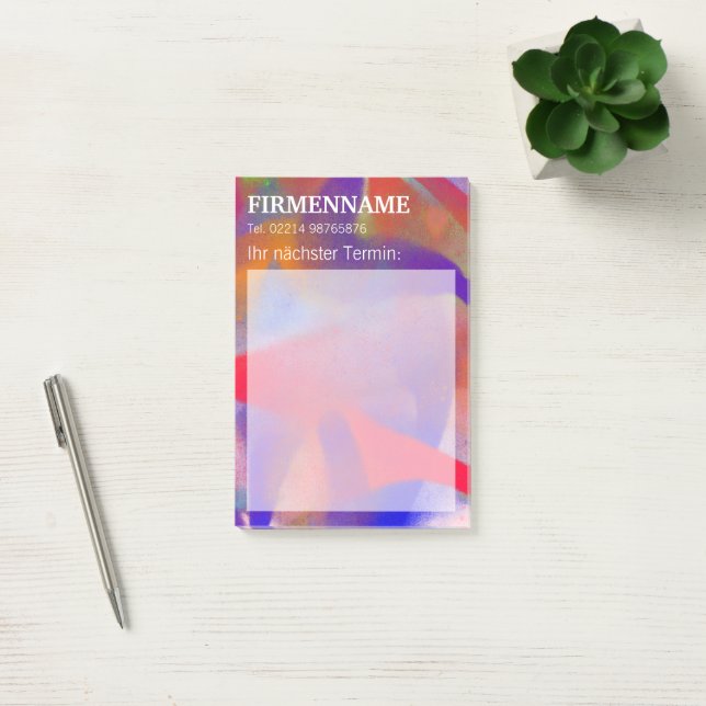 Post-it® peinture abstraite moderne cool (Bureau)