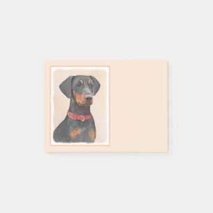 Post-it® Peinture allemande Pinscher peinture art animal or