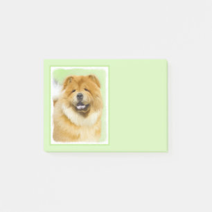 Post-it® Peinture Chow Chow - Joli art original chien