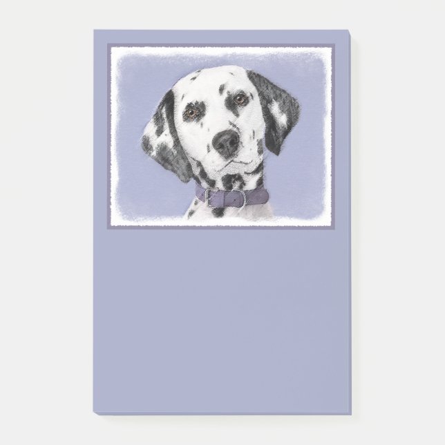 Post-it® Peinture Dalmatienne - Cute Original Chien Art (Devant)