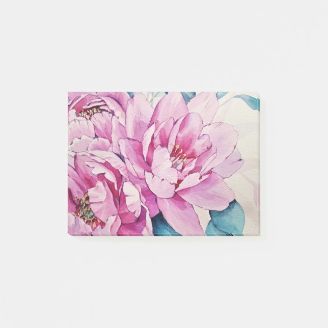 Post-it® Peinture d'art floral (Devant)