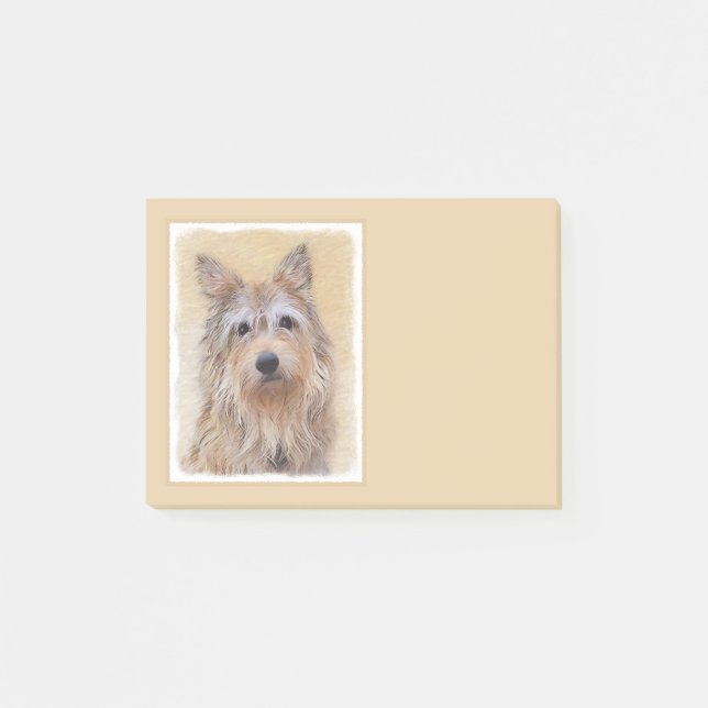 Post-it® Peinture de Berger Picard - Cute Original Dog Art (Devant)