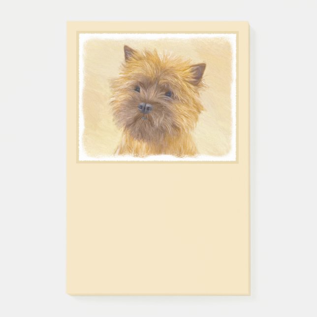 Post-it® Peinture de Cairn Terrier - Cute Original Chien Ar (Devant)