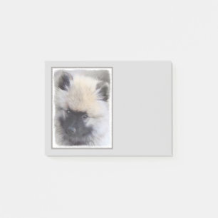 Post-it® Peinture de chiot de Keeshond - jolie art de chien