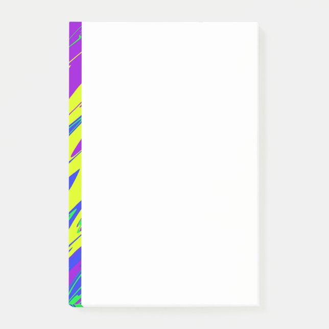Post-it® Peinture de Spray Mardi Gras Bleu (Devant)