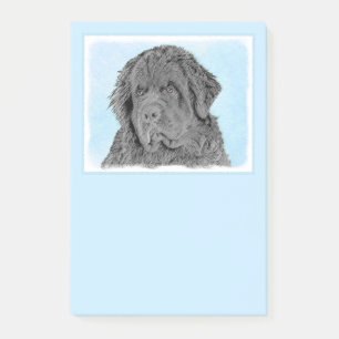 Post-it® Peinture de Terre-Neuve - Cute Original Chien Art
