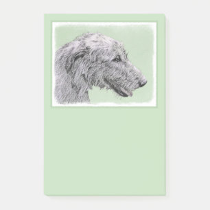 Post-it® Peinture de Wolfhound irlandais - Joli art origina