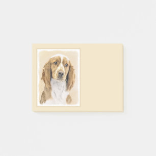 Post-it® Peinture d'espagnol Welsh Springer - Art original