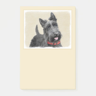 Post-it® Peinture écossaise Terrier - Cute Original Chien A