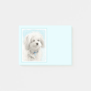 Post-it® Peinture en coton de Tuléar - Joli art original po