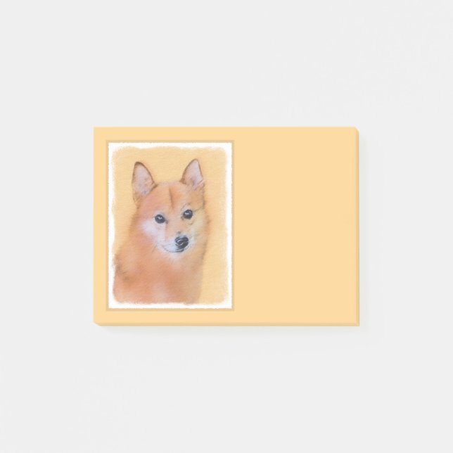 Post-it® Peinture finlandaise Spitz - Jote Original Chien A (Devant)