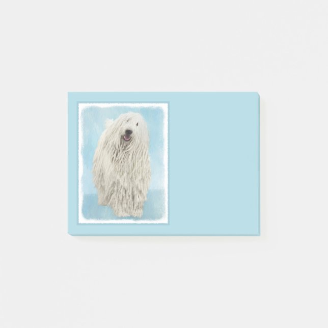 Post-it® Peinture Komondor - Cute Original Chien Art (Devant)