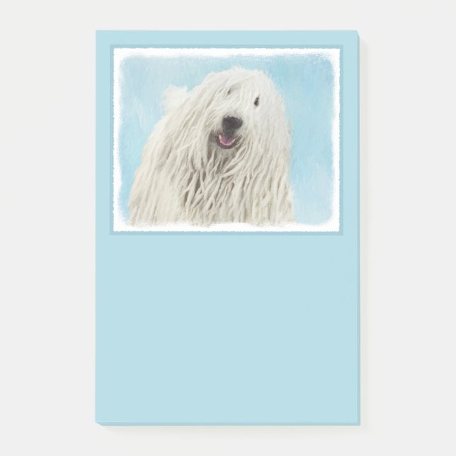 Post-it® Peinture Komondor - Cute Original Chien Art (Devant)