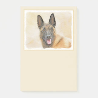 Post-it® Peinture Malinoise belge - Cute Original Chien Art