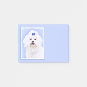 Post-it® Peinture maltaise - Un joli art original du chien