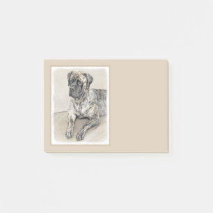 Post-it® Peinture mastiff anglaise (Brindle) - Dog Art