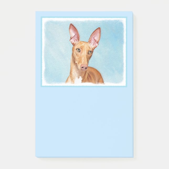 Post-it® Peinture Pharaon Hound - Cute Original Chien Art (Devant)