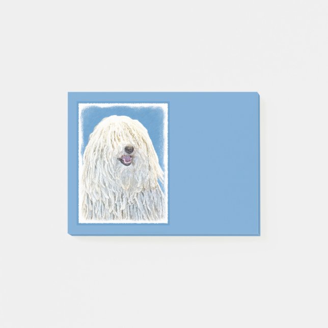 Post-it® Peinture Puli - Cute Original Chien Art (Devant)