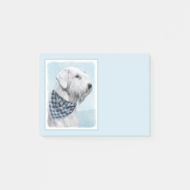 Post-it® Peinture Sealyham Terrier - Cute Original Chien Ar (Devant)