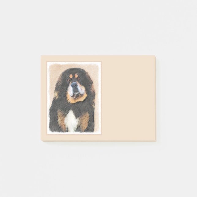 Post-it® Peinture Tibétaine Mastiff - Joli art original chi (Devant)