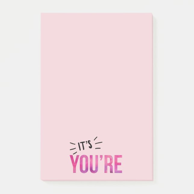 Post-it® Pense-bêtes de vérification grammaticale (Devant)