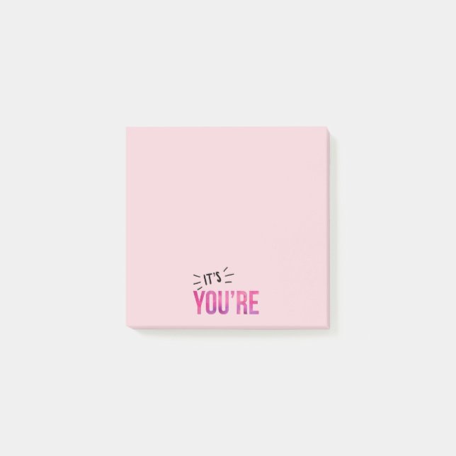 Post-it® Pense-bêtes pour la vérification de la grammaire (Devant)