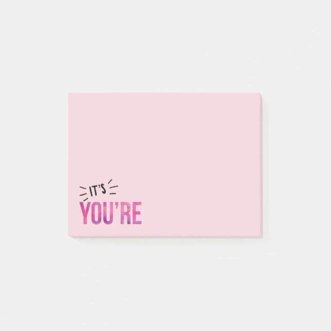 Post-it® Pense-bêtes pour la vérification grammaticale (Devant)