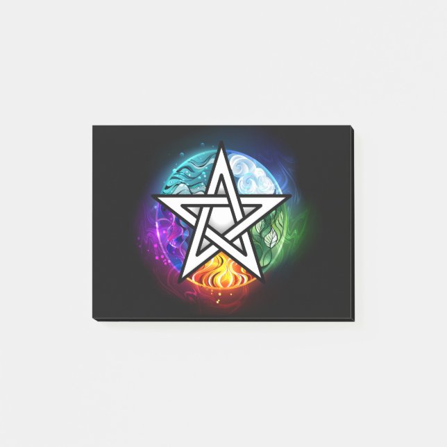 Post-it® pentagramme wiccan (Devant)