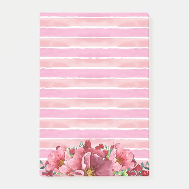 Post-it® Peony rose (Devant)