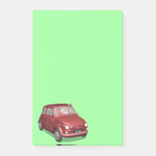 Post-it® Père Noël À Fiat 500