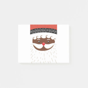 Post-it® père Noël afro-américain