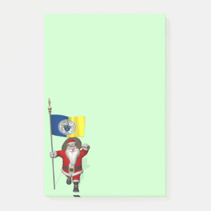 Post-it® Père Noël Avec L'Enseigne Trenton NJ