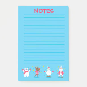 Post-it® Père Noël Bonhomme de neige Ours polaire Renne