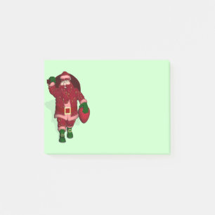 Post-it® Père Noël drôle agriculteur de fraises
