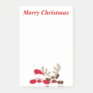 Post-it® Père Noël et renne