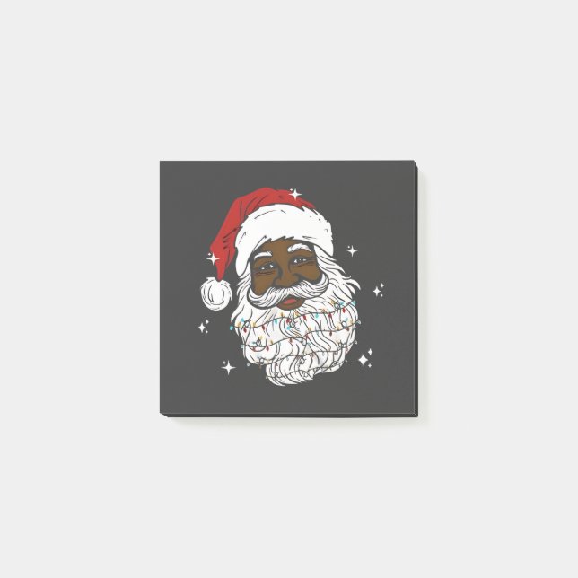 Post-it® Père Noël noir Noël Histoire noire Noël  (Devant)