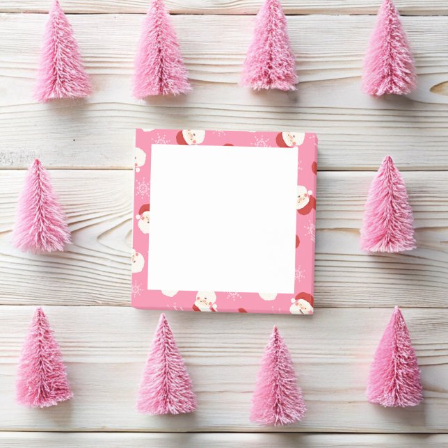 Post-it® Père Noël rose (Pink Santa Post It Notes )