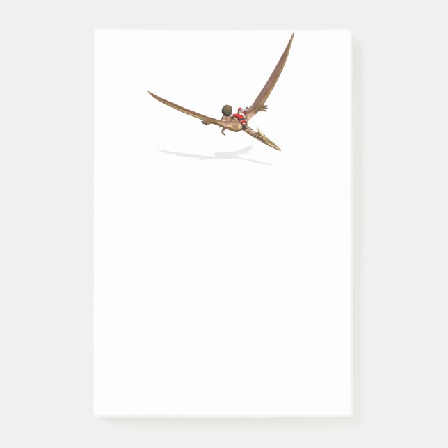 Post-it® Père Noël Sur Quetzalcoatlus (Devant)