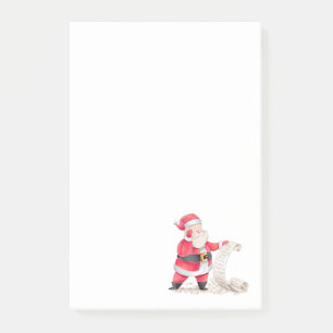 Post-it® Père Noël vérifie sa liste de Nice