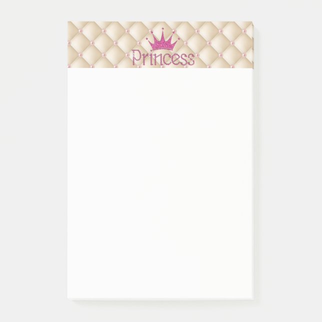 Post-it® Perles Charmantes Chic ,Diadème, Princesse,Paillet (Devant)