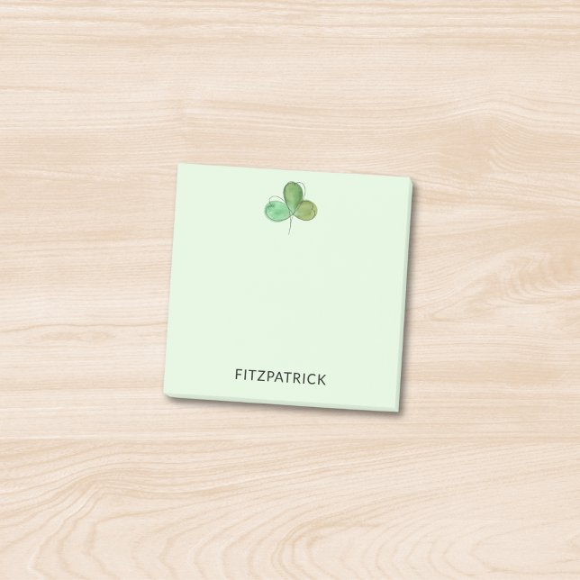 Post-it® Personalized Green Shamrock Irish Heritage (Créateur téléchargé)