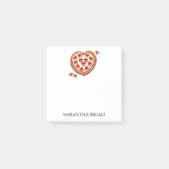 Post-it® Personalized Pizza Post-it Notes (Devant)