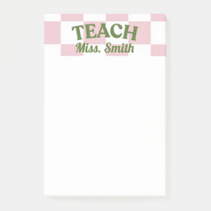 Post-it personnalisable pour enseignant