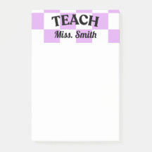 Post-it personnalisable pour enseignant