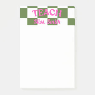 Post-it personnalisable pour enseignant