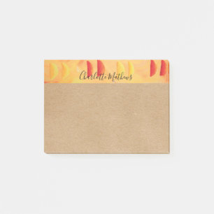 Post-it® Personnalisation des agrumes d'orange rustique et 
